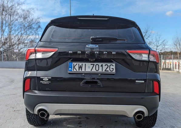 Ford Escape cena 70000 przebieg: 112000, rok produkcji 2020 z Wieliczka małe 137
